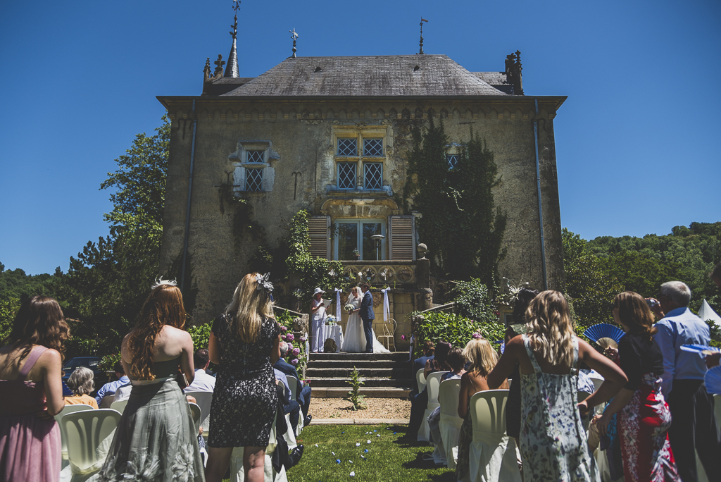 Wedding Photography French château - wedding ceremony - Wedding Photographer