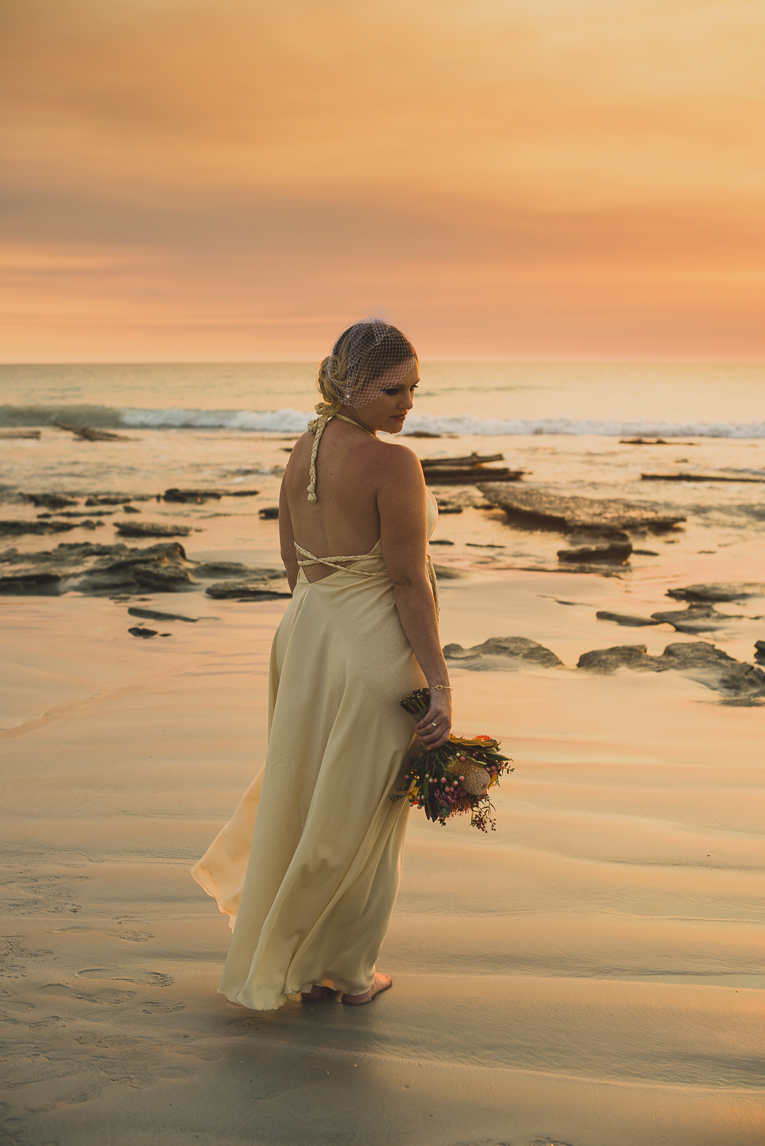 rozimages - photographie de mariage - mariée sur la plage - Broome, Australie