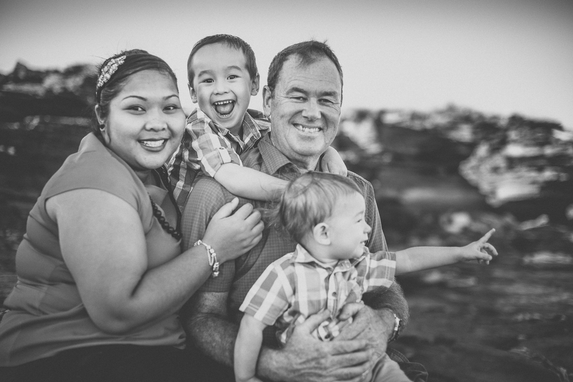 rozimages - photographie de famille - session à la plage - portrait de famille - Reddell Beach, Broome, Australie
