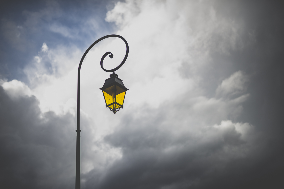 Photo de la ville de Saint-Girons - lampadaire - Photographe Saint-Girons