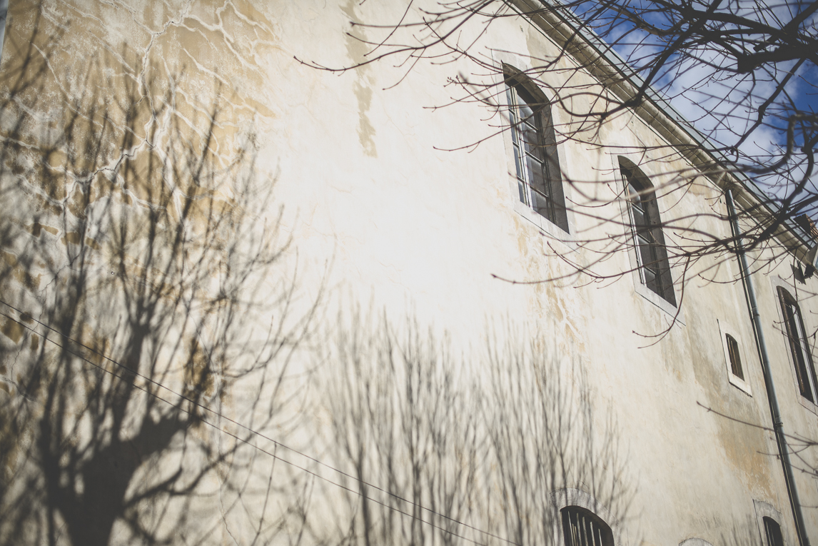 Photo of the French town of Saint-Gaudens - tree shadows on wall - Saint-Gaudens Photographer