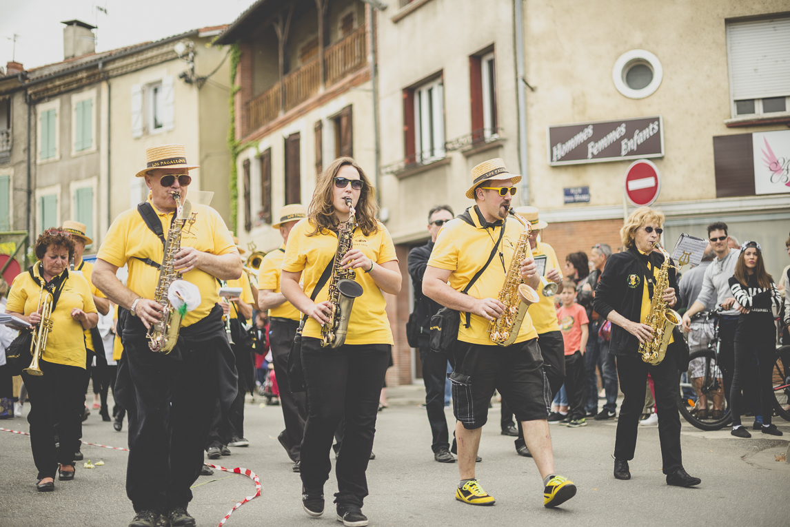 Fête des fleurs Cazères 2016 - orchestra parade players - Event Photographer