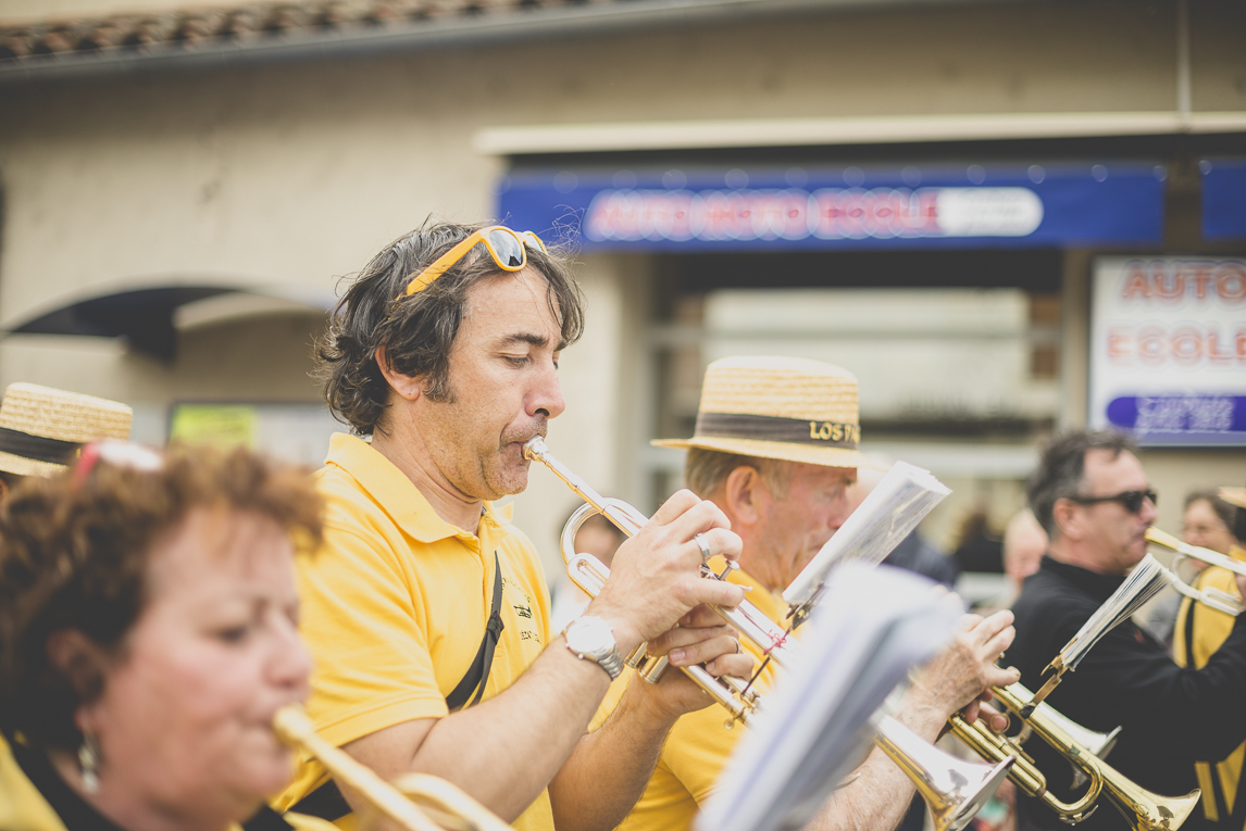 Fête des fleurs Cazères 2016 - orchestra parade players - Event Photographer