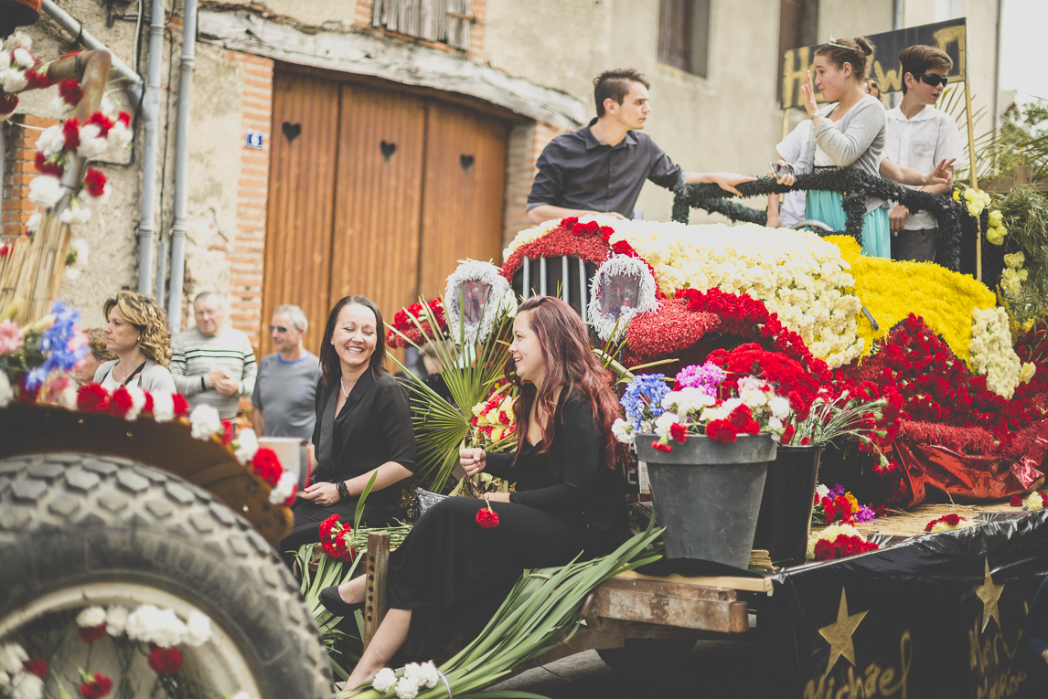 Fête des fleurs Cazères 2016 - decorated float - Event Photographer