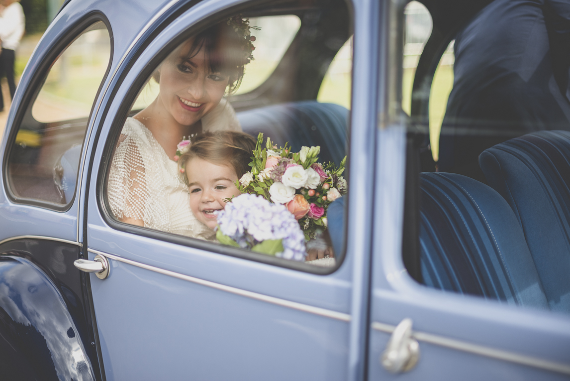 Reportage mariage Toulouse - arrivée de la mariée - Photographe mariage