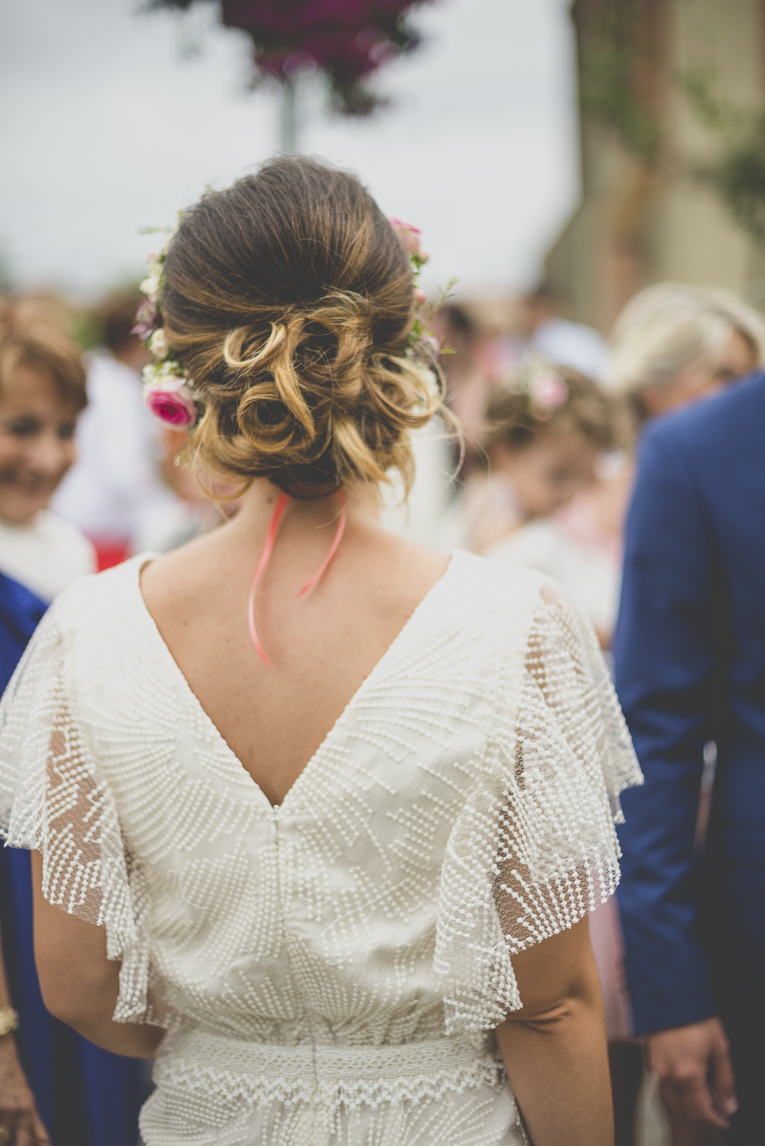 Reportage mariage Toulouse - dos de la mariée - Photographe mariage