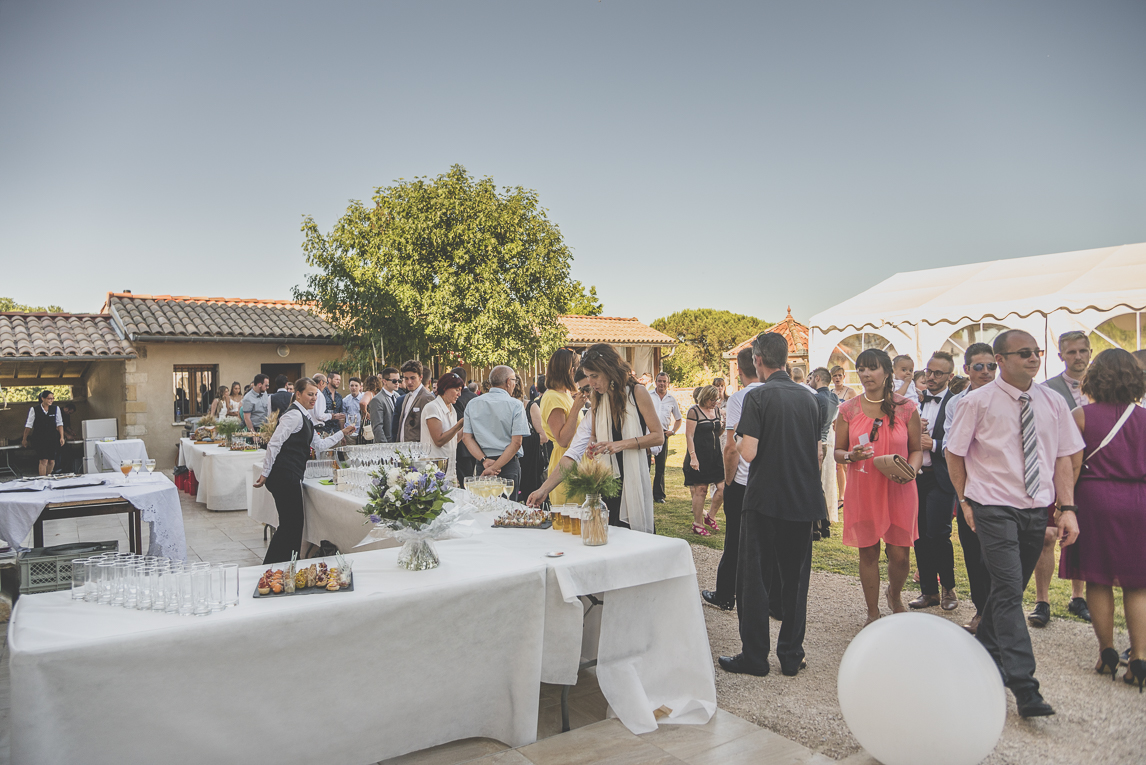 Reportage mariage Sud-Toulousain - vin d'honneur - Photographe mariage