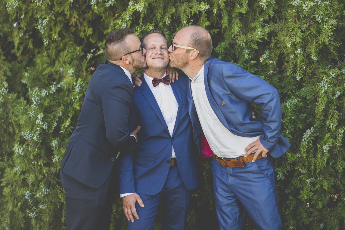 Reportage mariage Sud-Toulousain - marié et témoins - Photographe mariage