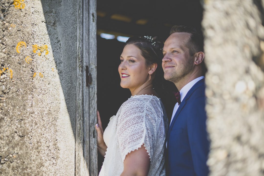 Wedding Photography South West France - portrait of bride and groom - Wedding Photographer