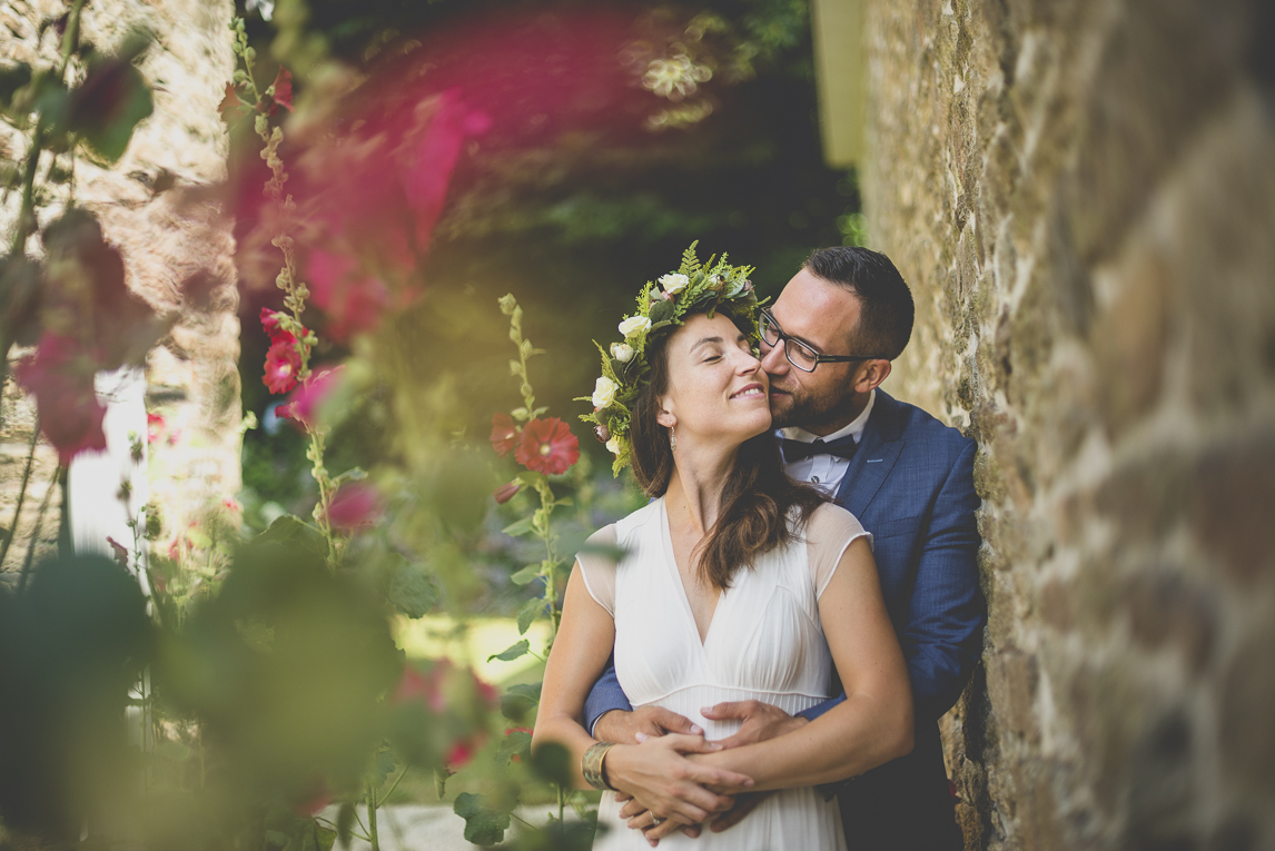 Reportage mariage Bretagne - Portrait des mariés - Photographe mariage