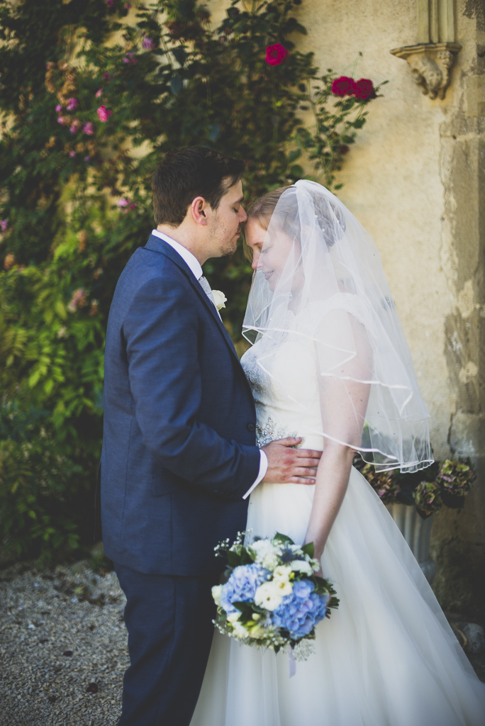 Wedding Photography French château - portrait of bride and groom - Wedding Photographer