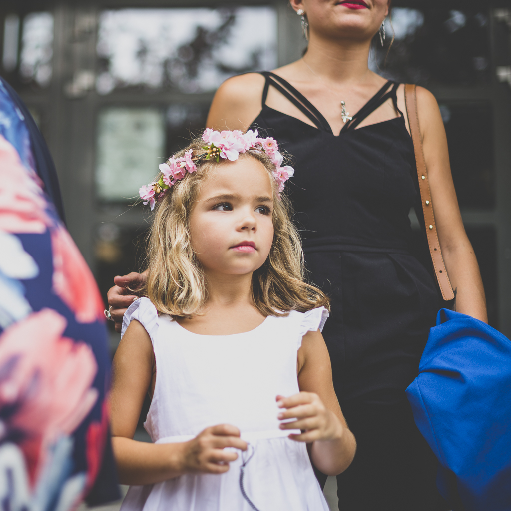 Reportage mariage Toulouse - portrait de petite fille - Photographe mariage