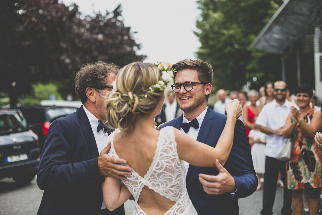 Reportage mariage Toulouse - mariée et marié se retrouvent - Photographe mariage