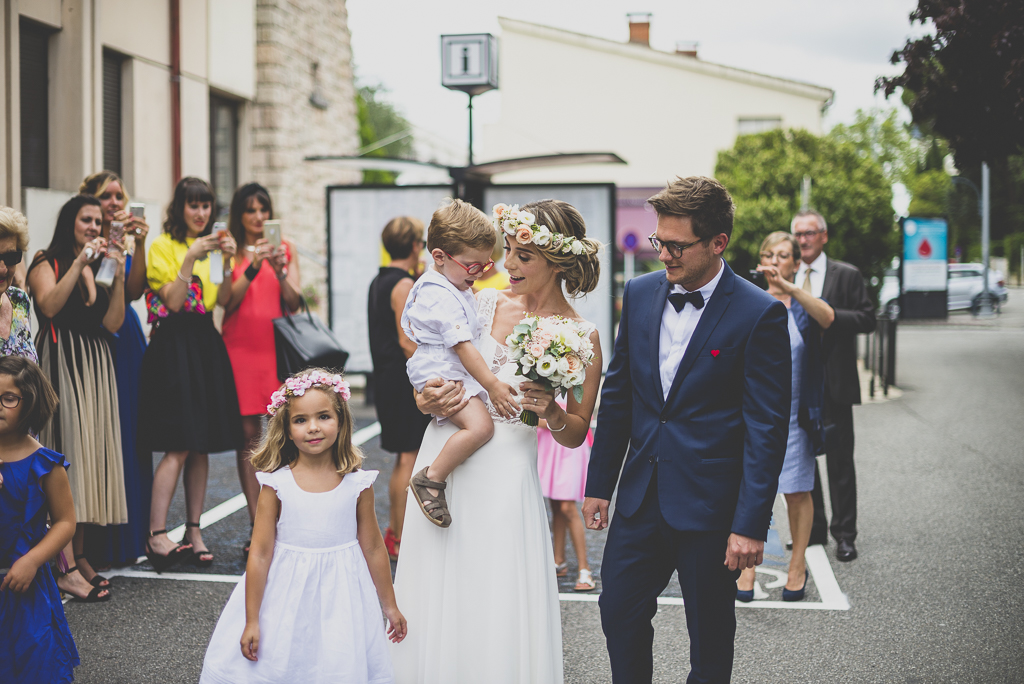 Reportage mariage Toulouse - mariée marié et petit garçon - Photographe mariage