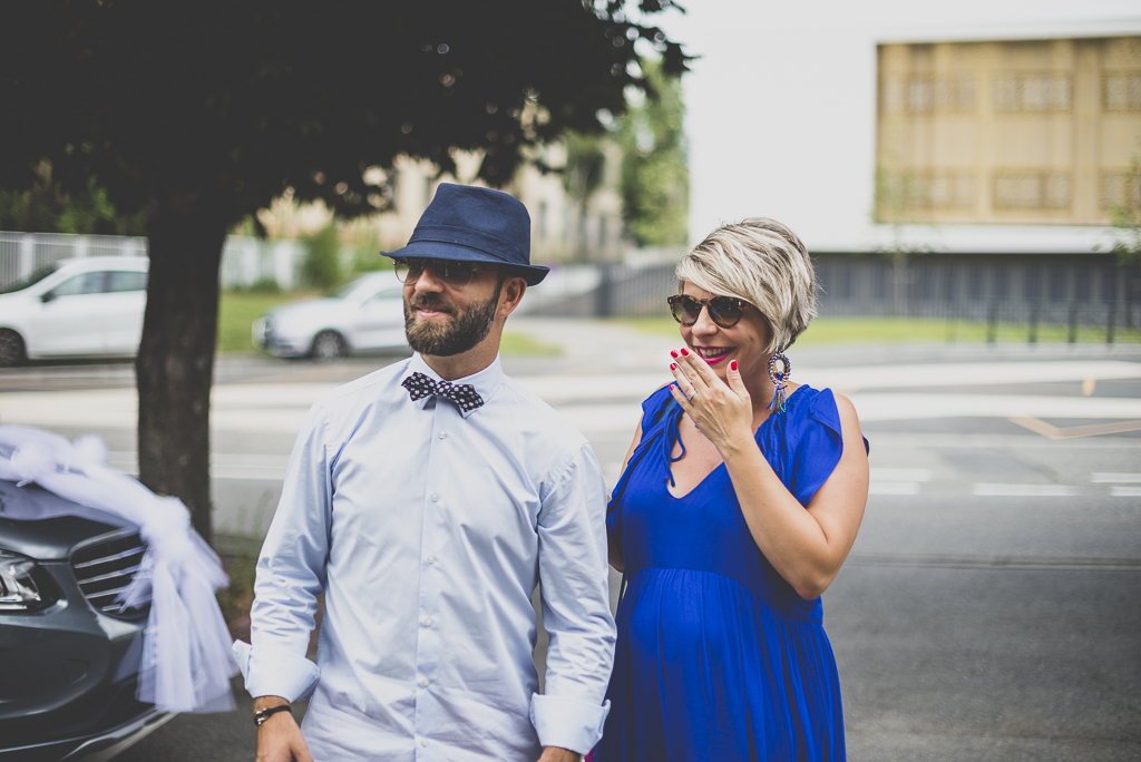 Reportage mariage Toulouse - homme et femme sourient - Photographe mariage