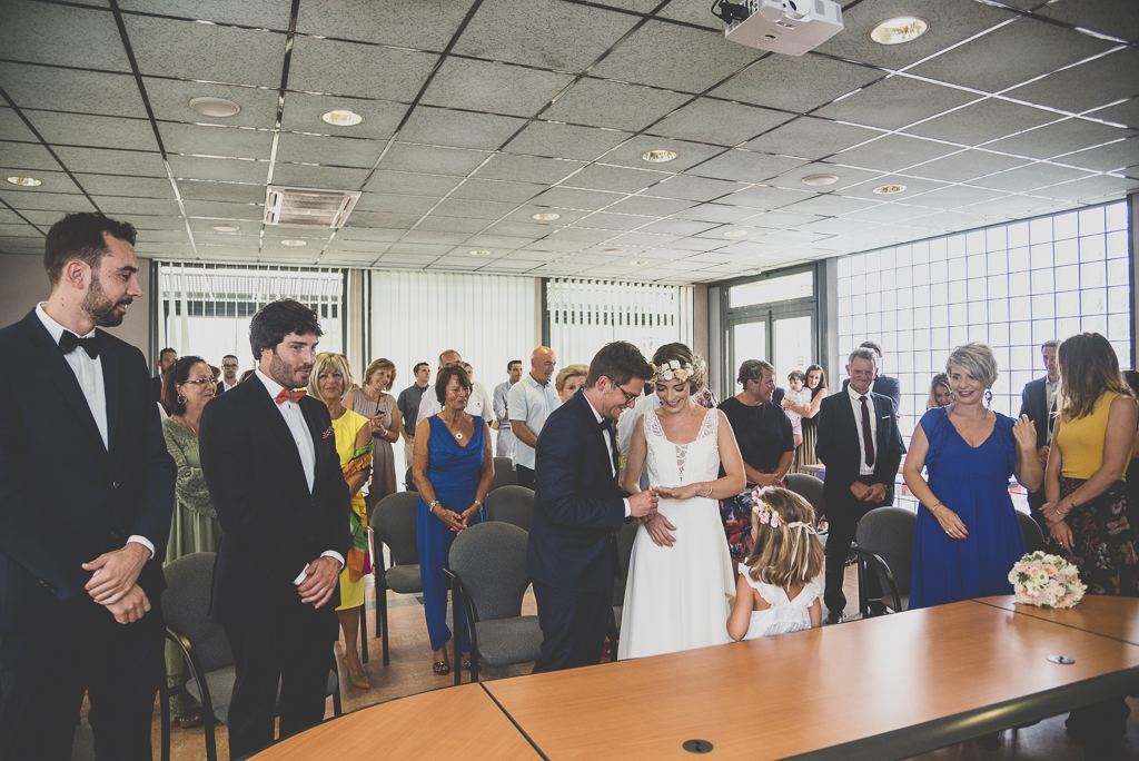 Reportage mariage Toulouse - cérémonie à la mairie - Photographe mariage