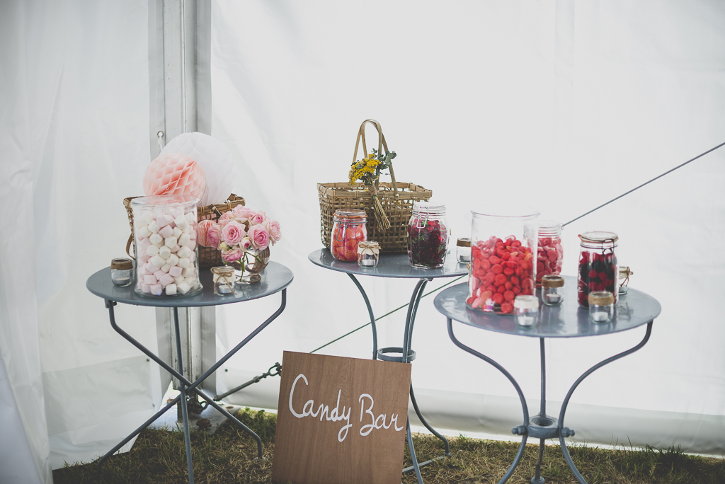 Reportage mariage Toulouse - candy bar - bar à bonbons - Photographe mariage