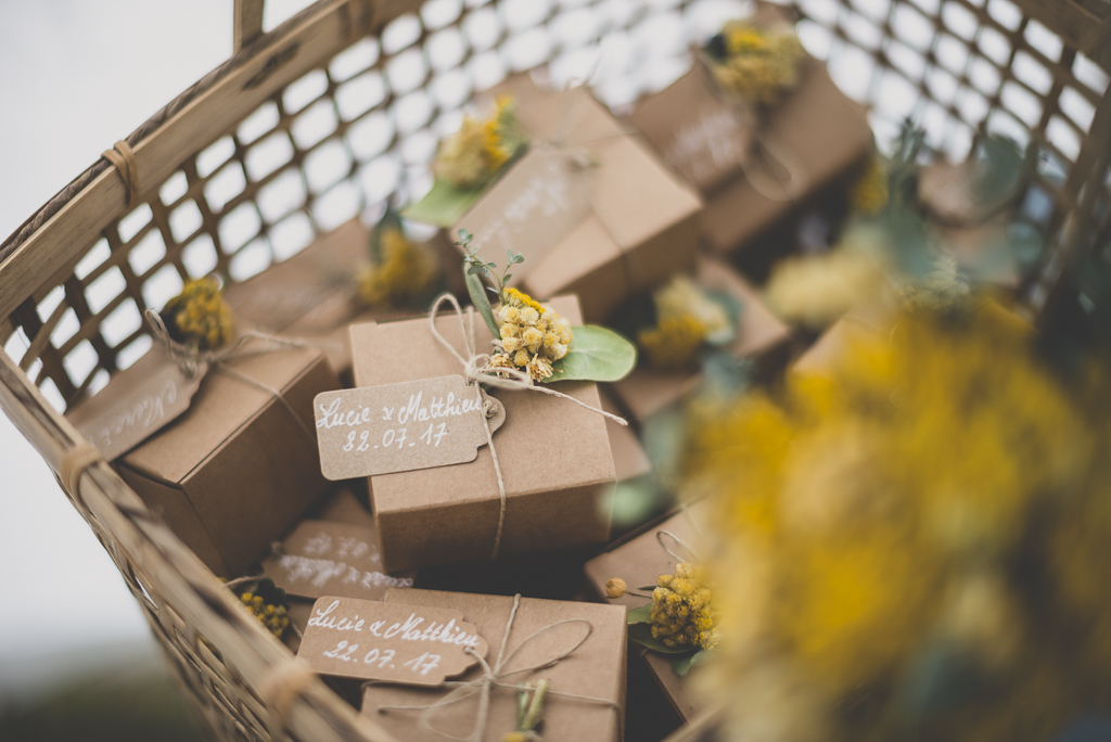 Reportage mariage Toulouse - cadeaux pour les invités - Photographe mariage