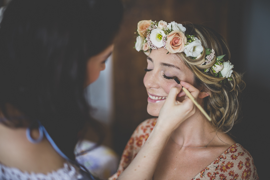 Reportage mariage Toulouse - maquillage de la mariée - Photographe mariage