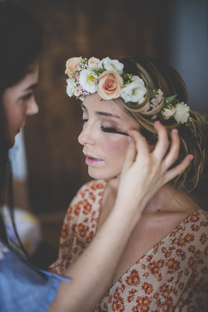 Reportage mariage Toulouse - maquillage de la mariée - Photographe mariage