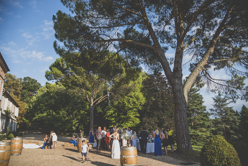 Reportage mariage Toulouse - vin d'honneur au domaine de Gailhaguet - Photographe mariage