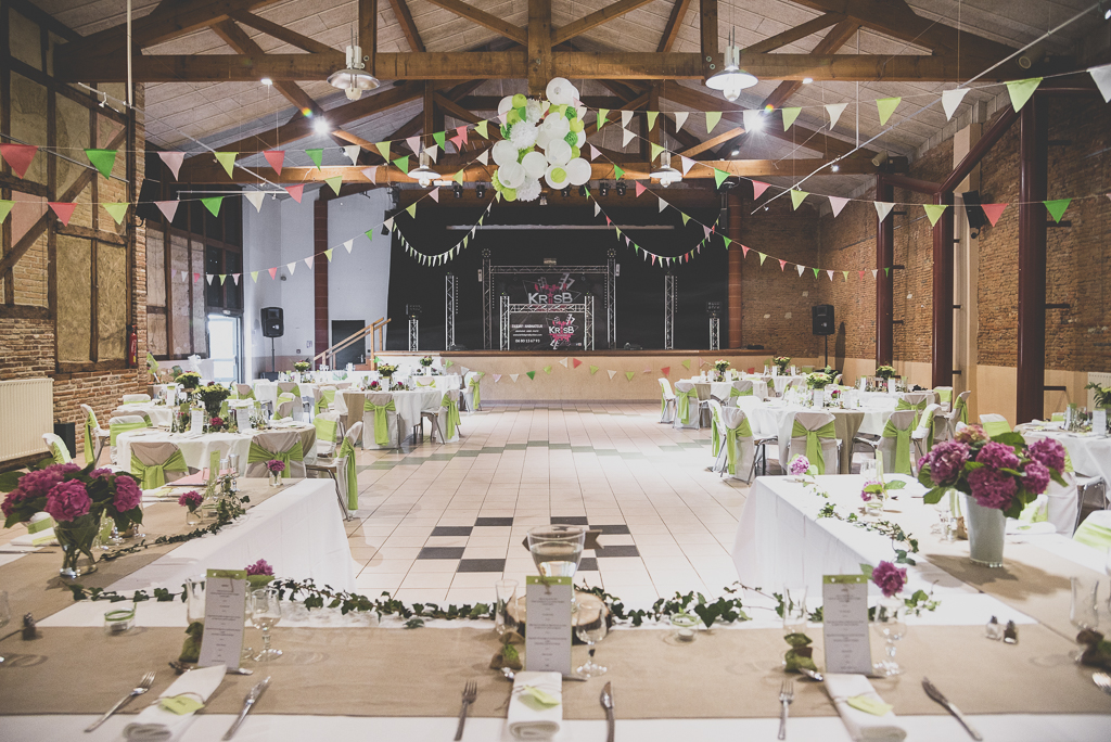 Mariage Toulouse - salle des fêtes décorée - Photographe mariage Toulouse