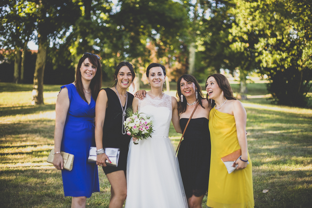 Mariage Toulouse - mariée et ses demoiselles d'honneurs - Photographe mariage Toulouse