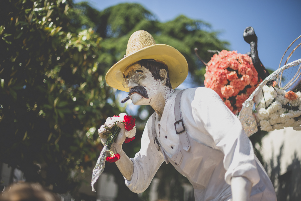 Fete des fleurs Cazeres 2018 - char fleuri jardinier - Photographe Haute-Garonne