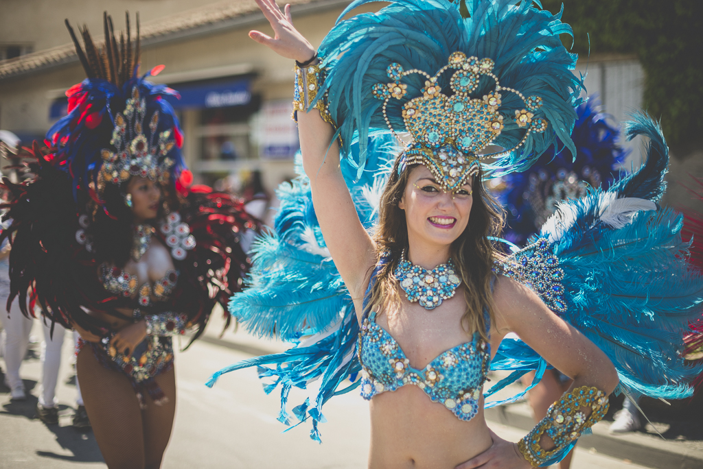 Fete des fleurs Cazeres 2018 - danseuse bresilienne - Photographe Haute-Garonne