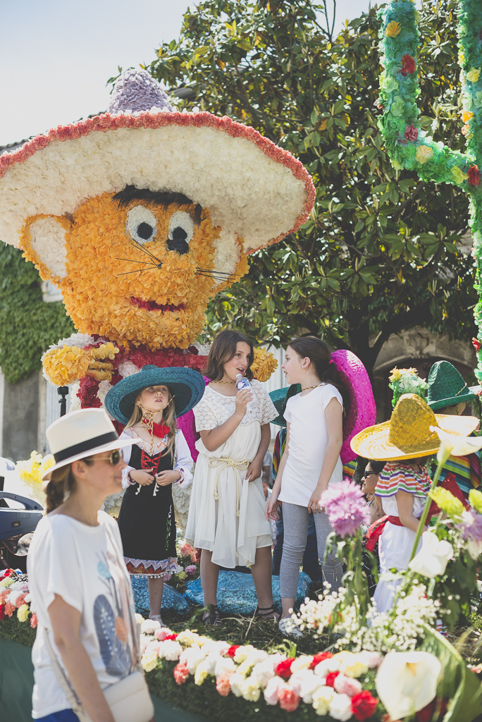 Fete des fleurs Cazeres 2018 - char fleuri speedy gonzales - Photographe Haute-Garonne