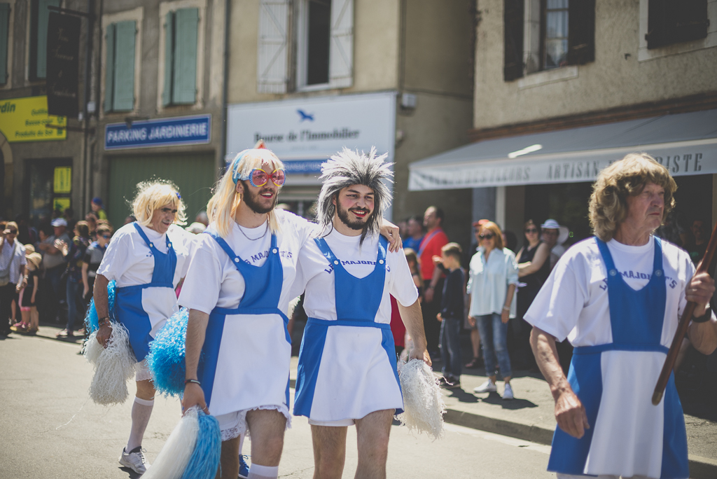 Fete des fleurs Cazeres 2018 - majorettes - Photographe Haute-Garonne