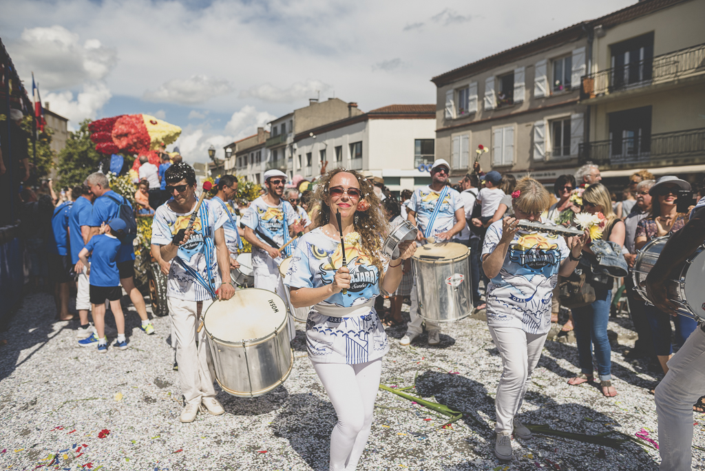 Fete des fleurs Cazeres 2018 - fanfare - Photographe Haute-Garonne