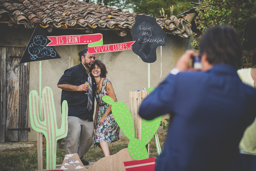 Reportage mariage Haute-Garonne - photobooth DIY - Photographe mariage