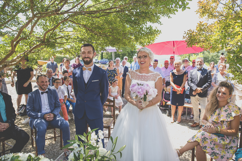 Reportage mariage Haute-Garonne - cérémonie civile en extérieur - Photographe mariage Saint-Gaudens