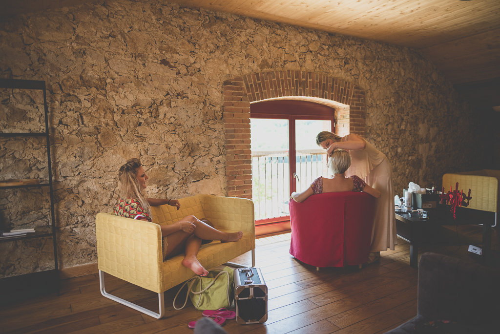 Reportage mariage Haute-Garonne - maquillage de la mariée - Photographe mariage Saint-Gaudens