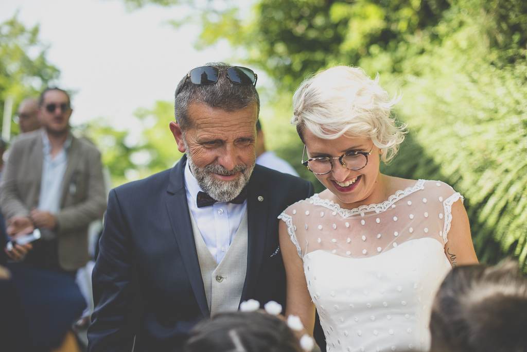 Reportage mariage Haute-Garonne - mariée et son papa - Photographe mariage Saint-Gaudens