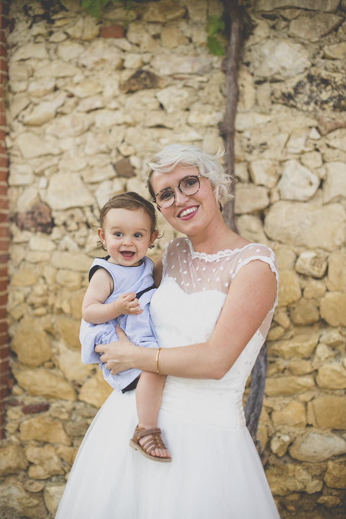 Reportage mariage Haute-Garonne - mariée et enfant - Photographe mariage Saint-Gaudens