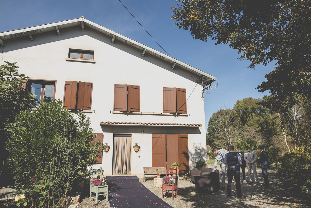 Reportage mariage automne Saint-Gaudens - maison des mariés - Photographe Saint-Gaudens